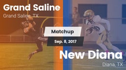 Matchup: Grand Saline High vs. New Diana  2017