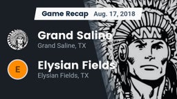 Recap: Grand Saline  vs. Elysian Fields  2018