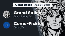 Recap: Grand Saline  vs. Como-Pickton  2018