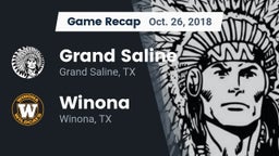 Recap: Grand Saline  vs. Winona  2018
