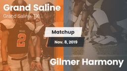 Matchup: Grand Saline High vs. Gilmer Harmony 2019