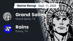 Recap: Grand Saline  vs. Rains  2020