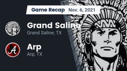 Recap: Grand Saline  vs. Arp  2021