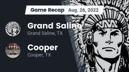 Recap: Grand Saline  vs. Cooper  2022