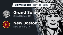 Recap: Grand Saline  vs. New Boston  2022