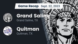 Recap: Grand Saline  vs. Quitman  2023