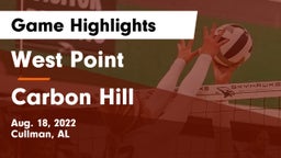 West Point  vs Carbon Hill  Game Highlights - Aug. 18, 2022