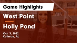 West Point  vs Holly Pond Game Highlights - Oct. 3, 2022