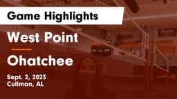 West Point  vs Ohatchee Game Highlights - Sept. 2, 2023