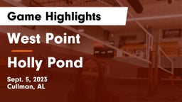 West Point  vs Holly Pond  Game Highlights - Sept. 5, 2023