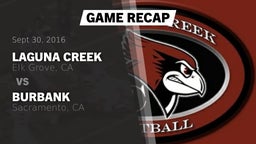 Recap: Laguna Creek  vs. Burbank  2016