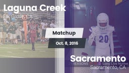 Matchup: Laguna Creek High vs. Sacramento  2016