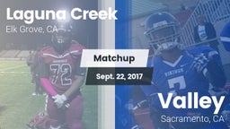 Matchup: Laguna Creek High vs. Valley  2017