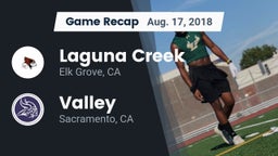 Recap: Laguna Creek  vs. Valley  2018