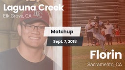 Matchup: Laguna Creek High vs. Florin  2018