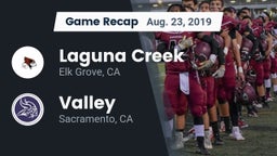 Recap: Laguna Creek  vs. Valley  2019
