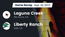 Recap: Laguna Creek  vs. Liberty Ranch  2019