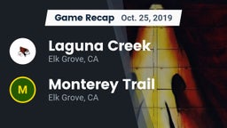 Recap: Laguna Creek  vs. Monterey Trail  2019