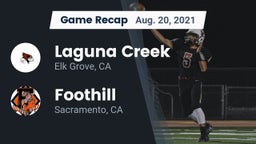 Recap: Laguna Creek  vs. Foothill  2021
