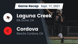 Recap: Laguna Creek  vs. Cordova  2021