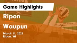 Ripon  vs Waupun  Game Highlights - March 11, 2021