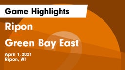 Ripon  vs Green Bay East  Game Highlights - April 1, 2021