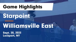 Starpoint  vs Williamsville East  Game Highlights - Sept. 20, 2023