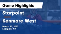 Starpoint  vs Kenmore West Game Highlights - March 22, 2023