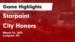 Starpoint  vs City Honors  Game Highlights - March 24, 2023