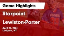 Starpoint  vs Lewiston-Porter  Game Highlights - April 26, 2024