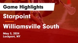 Starpoint  vs Williamsville South  Game Highlights - May 3, 2024