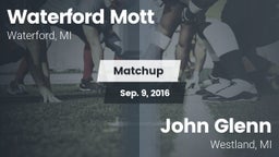 Matchup: Waterford Mott vs. John Glenn  2016