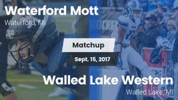 Matchup: Waterford Mott vs. Walled Lake Western  2017