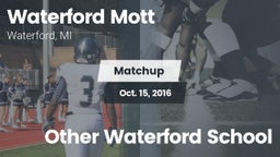 Matchup: Waterford Mott vs. Other Waterford School 2016