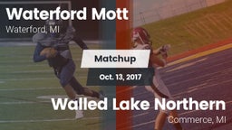 Matchup: Waterford Mott vs. Walled Lake Northern  2017