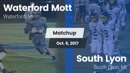 Matchup: Waterford Mott vs. South Lyon  2017