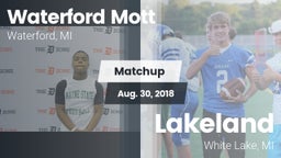 Matchup: Waterford Mott vs. Lakeland  2018
