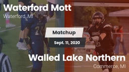 Matchup: Waterford Mott vs. Walled Lake Northern  2020