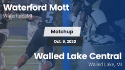 Matchup: Waterford Mott vs. Walled Lake Central  2020