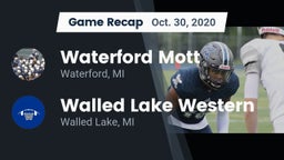 Recap: Waterford Mott vs. Walled Lake Western  2020