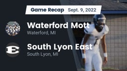 Recap: Waterford Mott vs. South Lyon East  2022