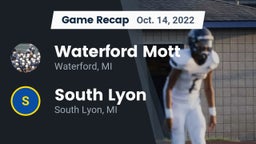Recap: Waterford Mott vs. South Lyon  2022
