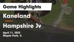 Kaneland  vs Hampshire Jv Game Highlights - April 11, 2023