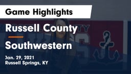 Russell County  vs Southwestern Game Highlights - Jan. 29, 2021