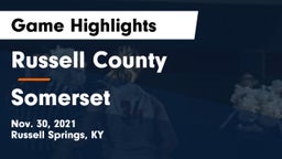 Russell County  vs Somerset  Game Highlights - Nov. 30, 2021