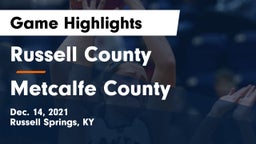 Russell County  vs Metcalfe County  Game Highlights - Dec. 14, 2021
