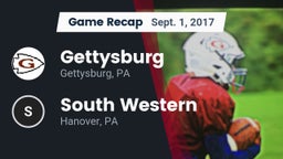 Recap: Gettysburg  vs. South Western  2017