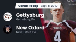 Recap: Gettysburg  vs. New Oxford  2017