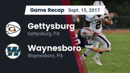 Recap: Gettysburg  vs. Waynesboro  2017