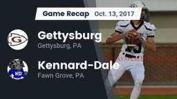 Recap: Gettysburg  vs. Kennard-Dale  2017